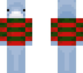 dolphin with sweater
