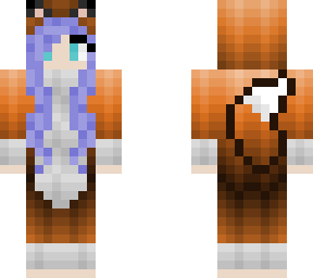 girl in fox onesie