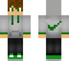 green nike hoodie boy