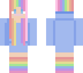 rgb hair and socks