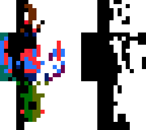 a very corrupted skin.