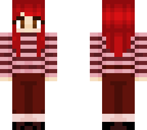 maroon and pink outfit