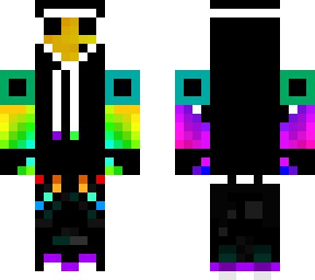 rainbow slime with hoodie