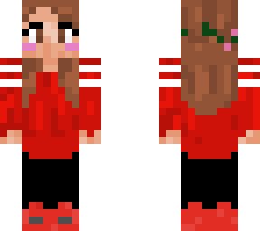 cute minecraft sporty girl