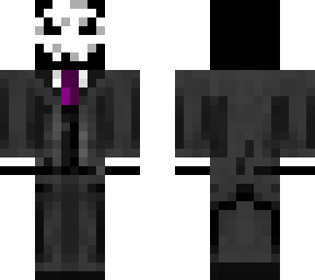 esqueleto con traje y corbata editable