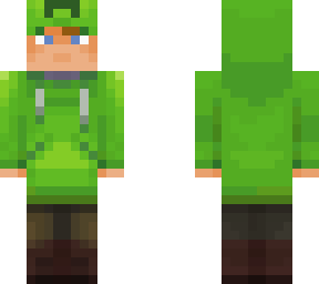 me in a creeper costume