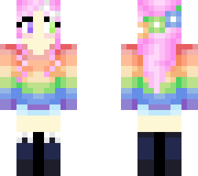 rainbow girl