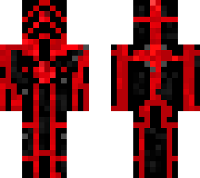 red and black robot
