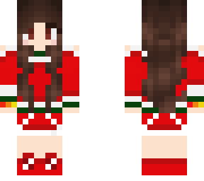 remade my christmas skin beacuse im not 12 anymore