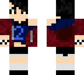 short black haired sporty girl