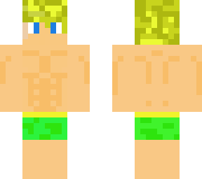 blond swimming boy