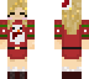 custom christmas skin