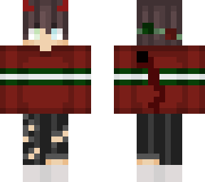 devil christmas boi (wolf ears :3)