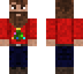 long beard, christmas sweater