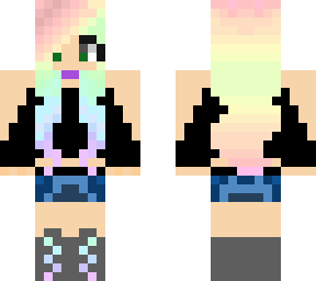 pastel whit black