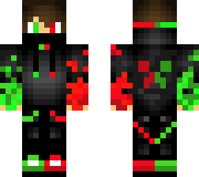 red-green power storm boy