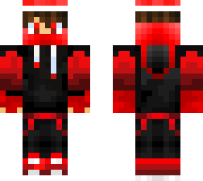 red hacker with santa hat