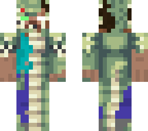 snake/herobrine mix