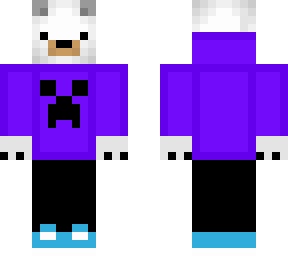 bear with creeper hoodie
