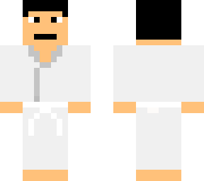 karateka cinturon blanco