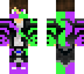 purple and green gamer dude 2.0(for cool dudes
