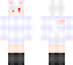 white cat boy