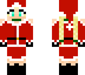 blonde santa