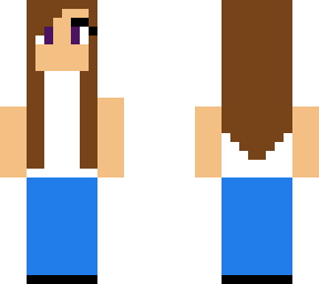 casual girl (shrit is white)