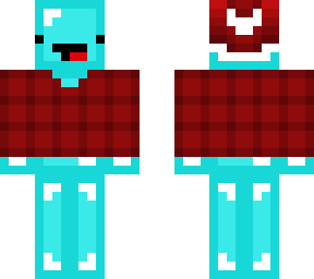 christmas - skeppy in red flannel shirt and hat