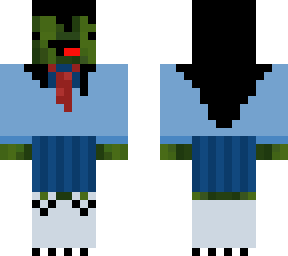 cucumber in a schoolgirl outfit