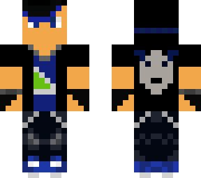 motorcycle guy, blue