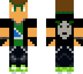 motorcycle guy, green