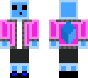 pink and blue varsity slime