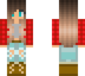 red flannel girl