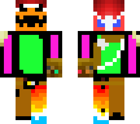 sad man with pumpkin, santa hat, armor and thanos glove