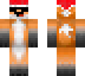 santa hat fox