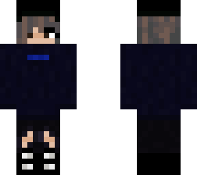 tomboy blue hoodie skin