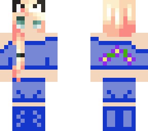 bland blue jacket