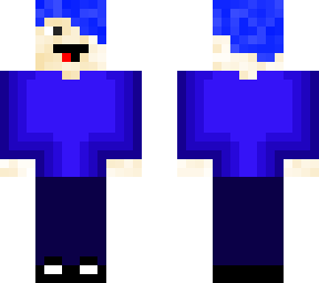 blue teenager