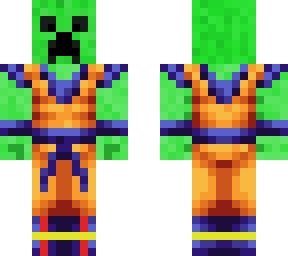 crepper (w/goku suit) full green skin