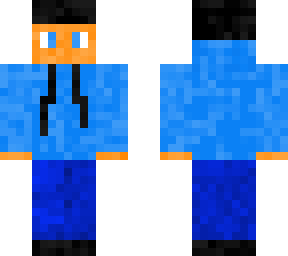 dan - blue winter hoodie