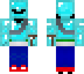 diamond armor+elytra strap and shield holder