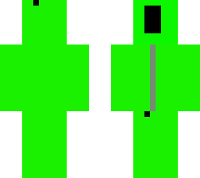 human in alien suit