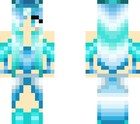 ice queen with edited skin