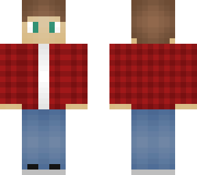 me but wearing a flannel with a white shirt under it