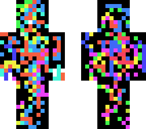 monster drawn by little brother (splattered in paint)
