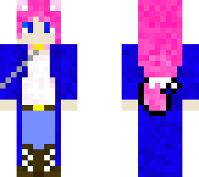 pink haired girl