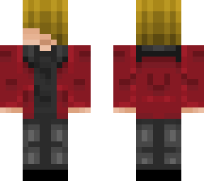 red jacket man