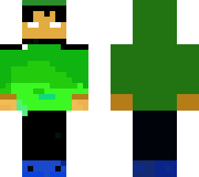 the green man skin (minecraft skin for greeny people)