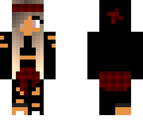 all red blind girl